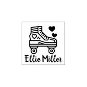 ローパーソナライズされたラスケート ラバースタンプ (インプリント)