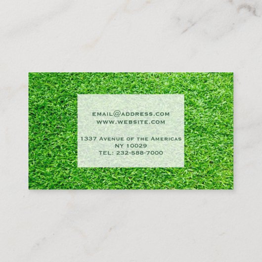 ローパーソナライズされたン気にサービス 名刺 (裏面)