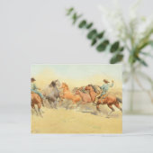 ローピングウマ, 1945年メイナード・ディクソン ポストカード (スタンド正面)