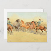 ローピングウマ, 1945年メイナード・ディクソン ポストカード (正面/裏面)