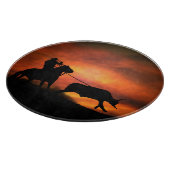 ローピングカウボーイカットボード カッティングボード (角)