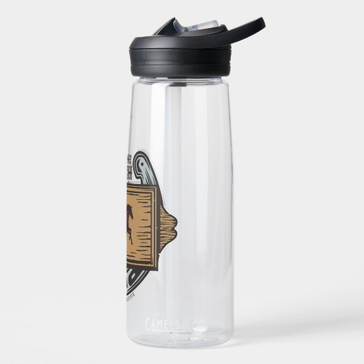 ローピングカウボーイADD名ウェスタンファミリーホースランチ ウォーターボトル (左面)