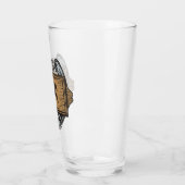 ローピングカウボーイADD名ウェスタンファミリーホースランチ タンブラーグラス (左)