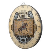 ローピングカウボーイADD名ウェスタンファミリーホースランチ ダーツボード (正面右)