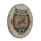 ローピングカウボーイADD名ウェスタンファミリーホースランチ ダーツボード (正面左)