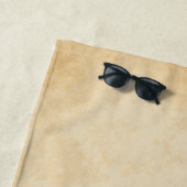 ローピングカウボーイADD名ウェスタンファミリーホースランチ ビーチタオル (インサイチュ)