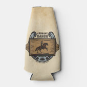 ローピングカウボーイADD名ウェスタンファミリーホースランチ ボトルクーラー (正面)