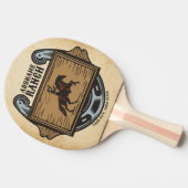 ローピングカウボーイADD名ウェスタンファミリーホースランチ 卓球ラケット (横)