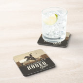 ローピングラウンドアップウェスタンロデオショーパーソナライズされた コースター (右側)