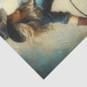 ローピング女性のカーボーイ1ティッシュペーパー 薄葉紙 (詳細)