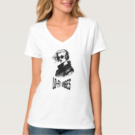 ローファイ ヴァイブス ベクターアート トリブレンドシャツ Tシャツ