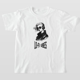 ローファイ ヴァイブス ベクターアート トリブレンドシャツ Tシャツ