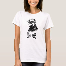 ローファイ ヴァイブス ベクターアート トリブレンドTシャツ Tシャツ