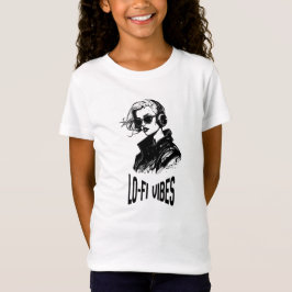 ローファイ ヴァイブス ベクターアート トリブレンドTシャツ Tシャツ