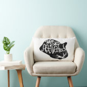 ローフモード活性化キャットユーモアおもしろいアート ランバークッション (椅子)