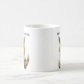 ローブおもしろいとコーヒーのオレンジ色の猫に不機嫌な猫 コーヒーマグカップ (中央)