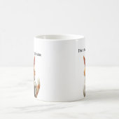 ローブおもしろいとコーヒーのオレンジ色の猫に不機嫌な猫 コーヒーマグカップ (中央)