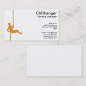 ローブの登山のインストラクター 名刺 (正面/裏面)