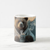 ローブを着たクマのコーヒーマグ コーヒーマグカップ (中央)