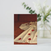 ローブ、花びら、ベッド ポストカード (スタンド正面)