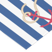 ロープおよびいかりが付いている航海のなテーブルのランナー ショートテーブルランナー (コーナー)