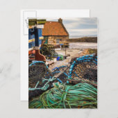 ロープおよびエビ取りかご| Pittenweem、スコットランド ポストカード (正面/裏面)