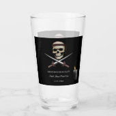 ロープとスカル海賊学士号/バースデーパーティー タンブラーグラス (裏面)