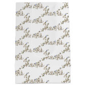 ロープとツタ感謝してい ミディアムペーパーバッグ (裏面)