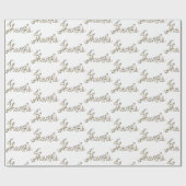 ロープとツタ感謝してい ラッピングペーパー (フラット)