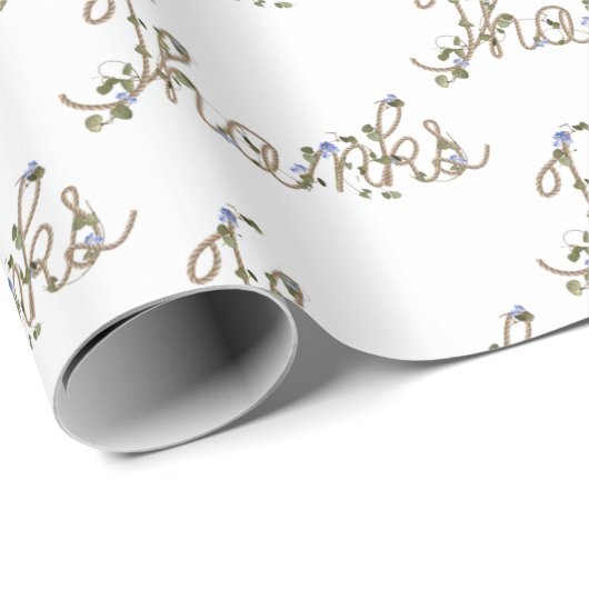 ロープとツタ感謝してい ラッピングペーパー (ロールコーナー)