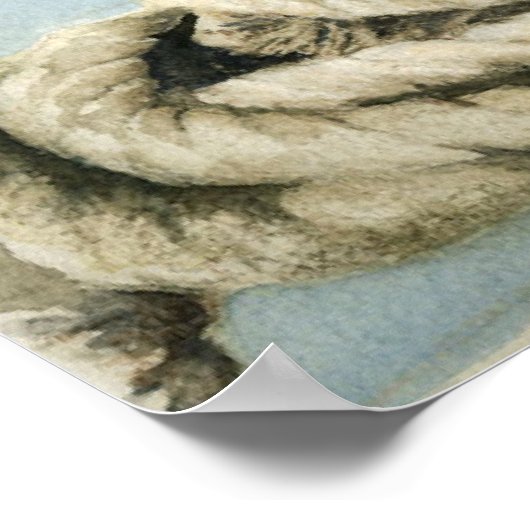 ロープと錆び ポスター (角)