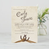 ロープと馬結婚靴 招待状 (スタンド正面)