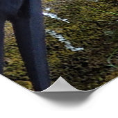 ロープのポスターにハゲのワシ ポスター (角)