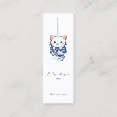 ロープの子猫、名刺 スキニー名刺 (正面)