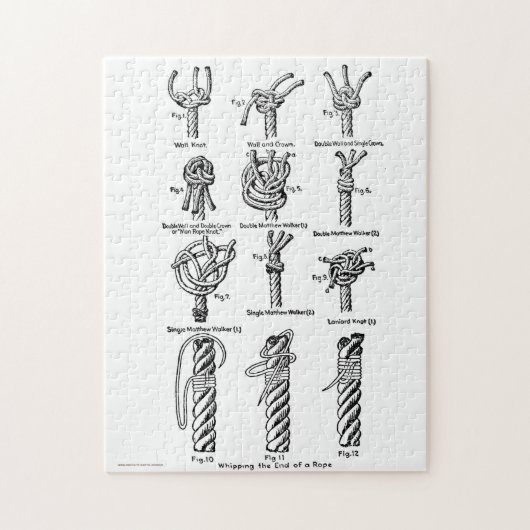 ロープの端を打ち上げるパズル ジグソーパズル (縦)