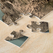 ロープの釣り橋、Carrick-a-Redeの郡Antrim ジグソーパズル (側面)