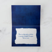 ロープの「希望」文字を青で カード (内部)