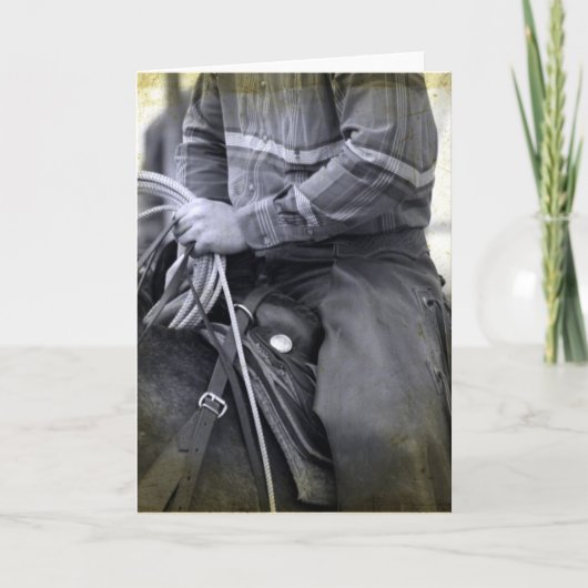 ロープを投げる準備 カード (正面)