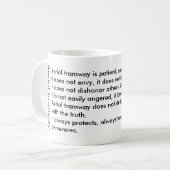 ロープウェイの連祷 コーヒーマグカップ (正面左)