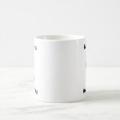 ロープスウィングの気分でポジティブな毎日を コーヒーマグカップ (中央)