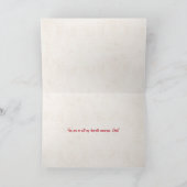 ロープデザインといかり父の日 カード (内部)