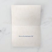 ロープデザインといかり父の日 カード (内部)