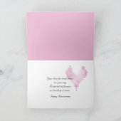 ロープハートとバラ記念日 カード (内部)