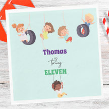 ロープパークアドベンチャープレイグラウンド子供の誕生日