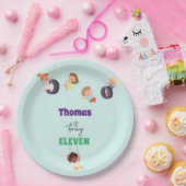 ロープパークアドベンチャー子供の誕生日 ペーパープレート (パーティー)