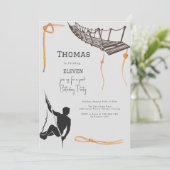 ロープパークアドベンチャー子供の誕生日 招待状 (スタンド正面)