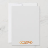 ロープパークアドベンチャー子供の誕生日 招待状 (裏面)