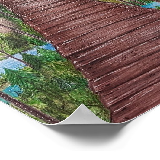 ロープブリッジ ポスター (角)