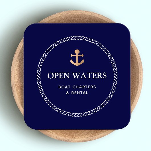 ロープボー航海のトいかりマリーナ スクエア名刺