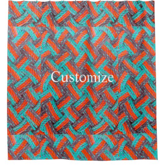 ロープマ航海のットサンダー_コーブ シャワーカーテン (正面)